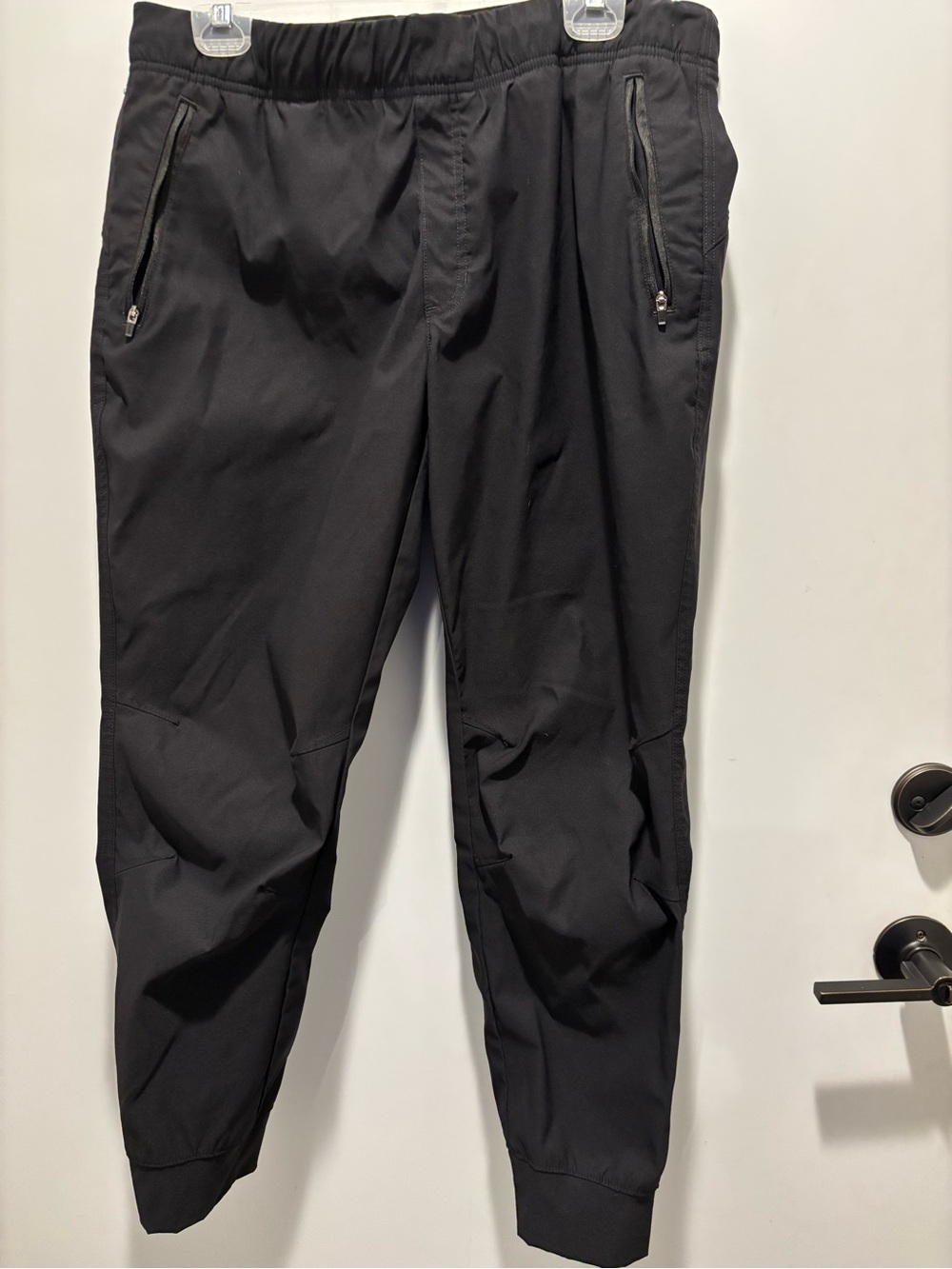 Eddie Bauer Black Performance Joggers with Zip Pockets